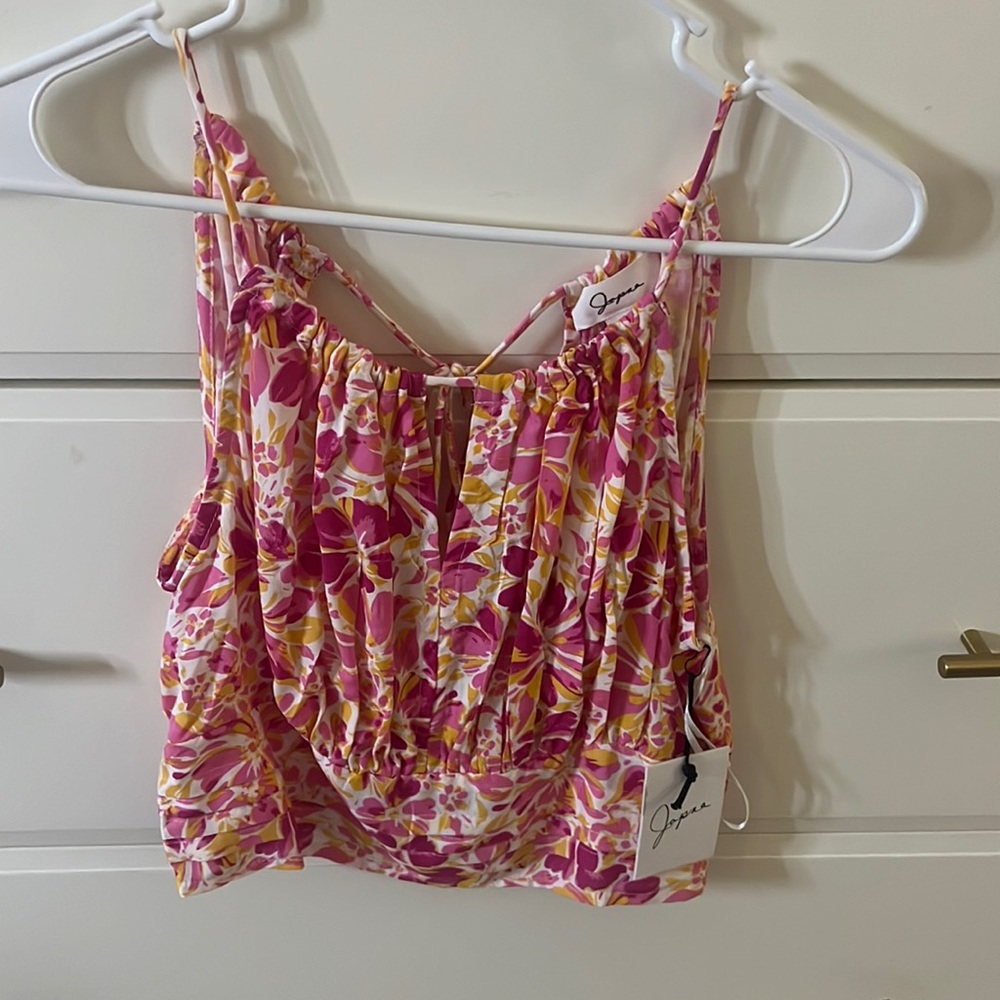 NWT japra cropped sleeveless blouse